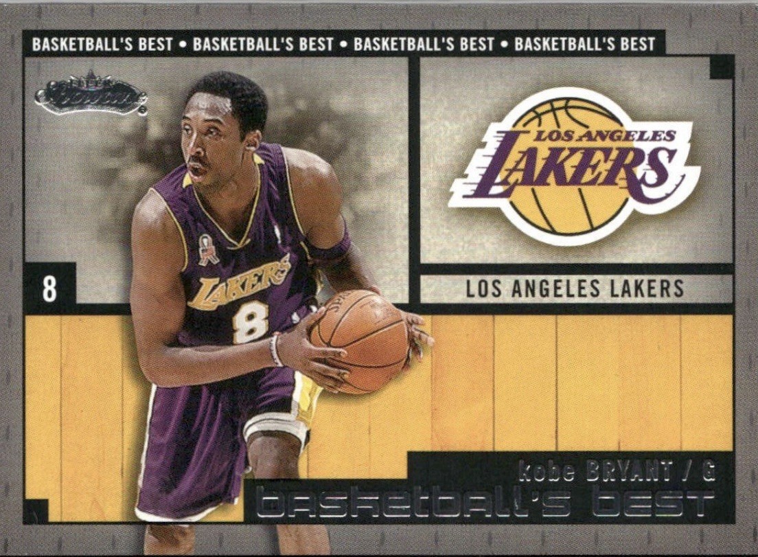 KOBE BRYANT 2002-03 FLEER SHOWCASE BASKETBALL'S BEST #15 OF 30BB LA LAKERS KOBE BRYANT 2002-03 FLEER SHOWCASE BASKETBALL'S BEST #15 OF 30BB LA LAKERS