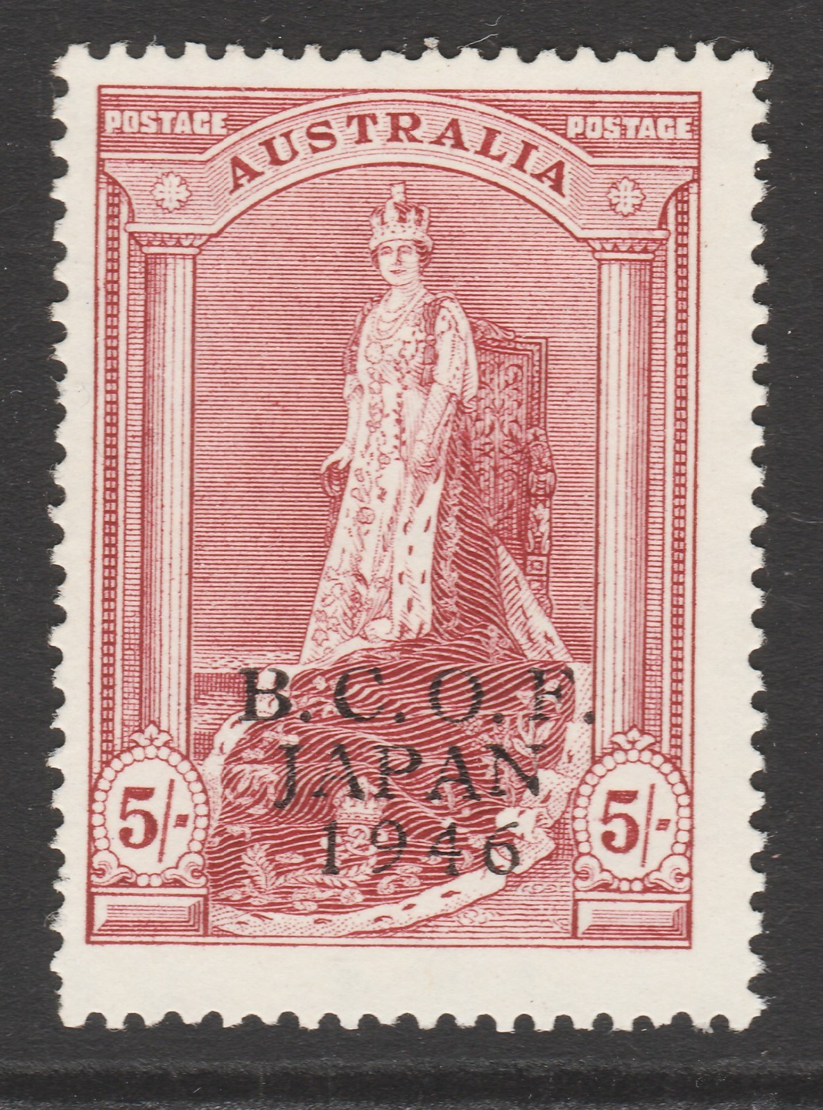 1946 BCOF 5/- ROBES \ 1946 BCOF 5/- ROBES \
