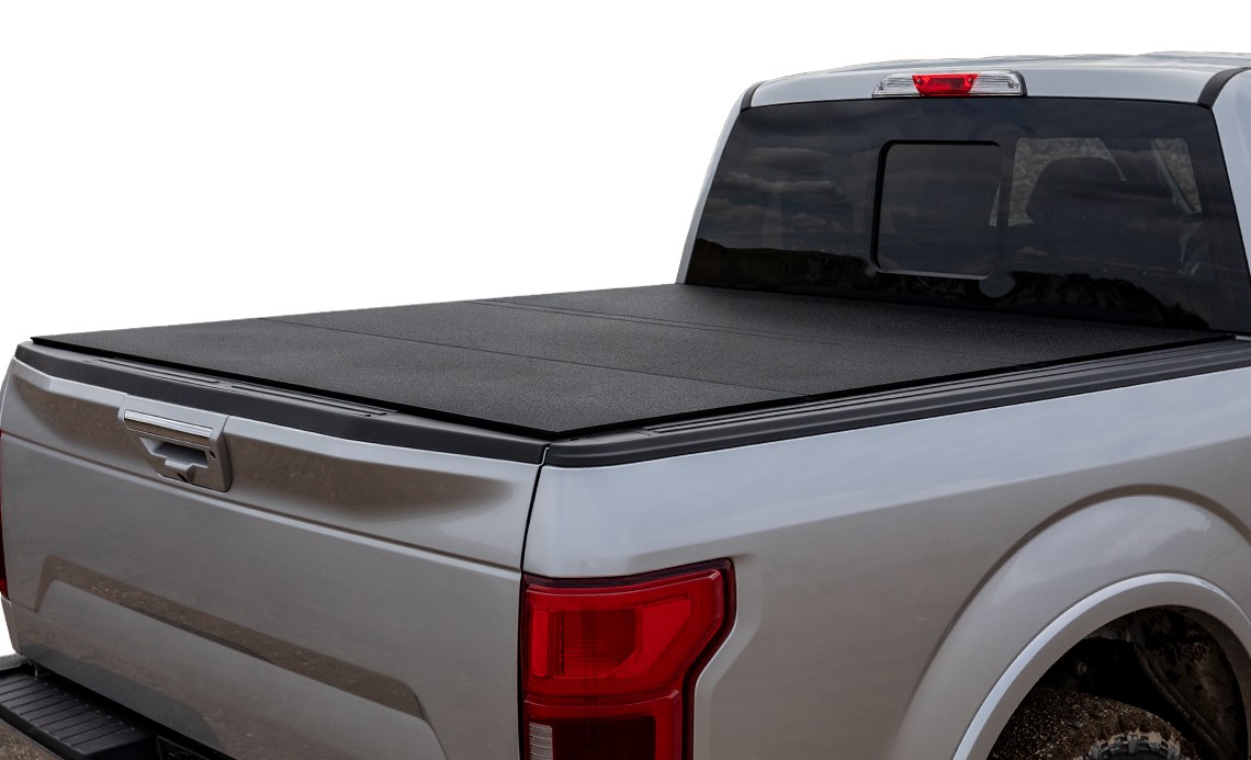 LOMAX 2024-2026 Fits Toyota Tacoma 5\' Single Hard Folding Tonneau Cover B6050119