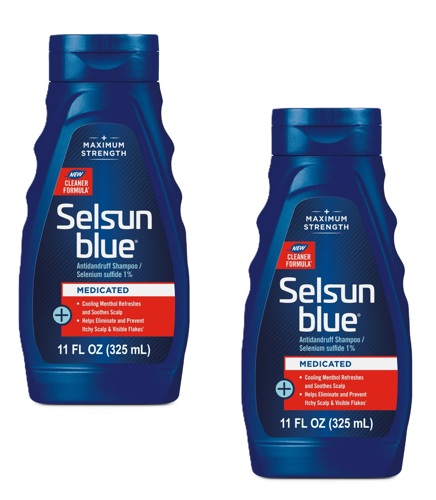 (2 Pack) Selsun Blue Medicated Antidandruff Shampoo, 11 fl. oz (2 Pack) Selsun Blue Medicated Antidandruff Shampoo, 11 fl. oz