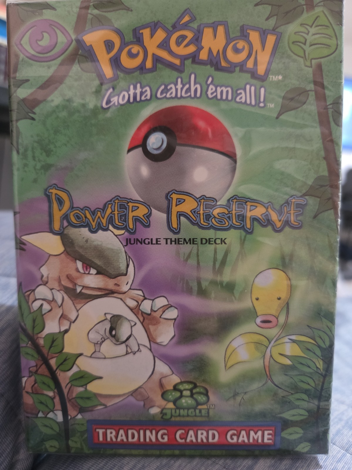 1999 Pokeman TCG Power Reserve Jungle Theme Deck Trading Card Game 1999 Pokeman TCG Power Reserve Jungle Theme Deck Trading Card Game