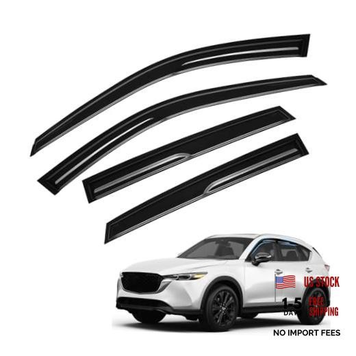 CX-5 Rain Guards - Window Visors for Mazda CX5 2017 For Mazda CX5 2017-2026