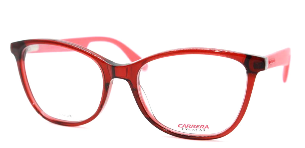 NEW CARRERA CA 5501 BDA CRYSTAL BURGUNDY AUTHENTIC EYEGLASSES FRAME 52-17