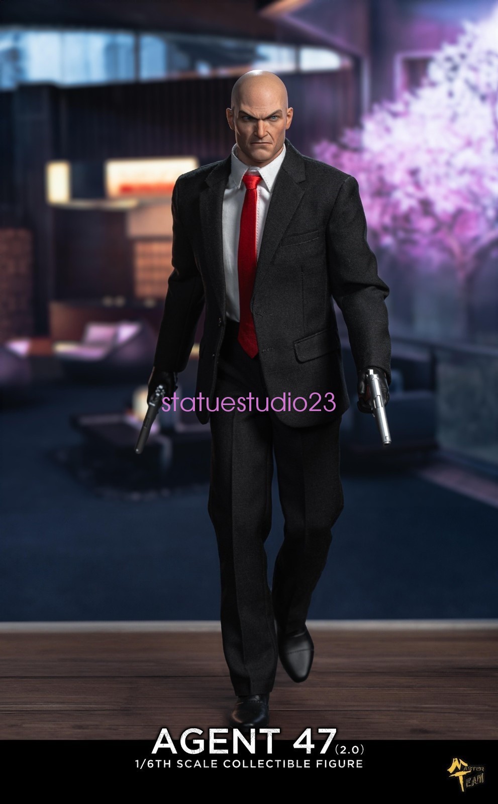 Master Team MTTOYS020 Agent 47 Hitman 2.0 with Movable Eyes Head 1/6 FIGURE