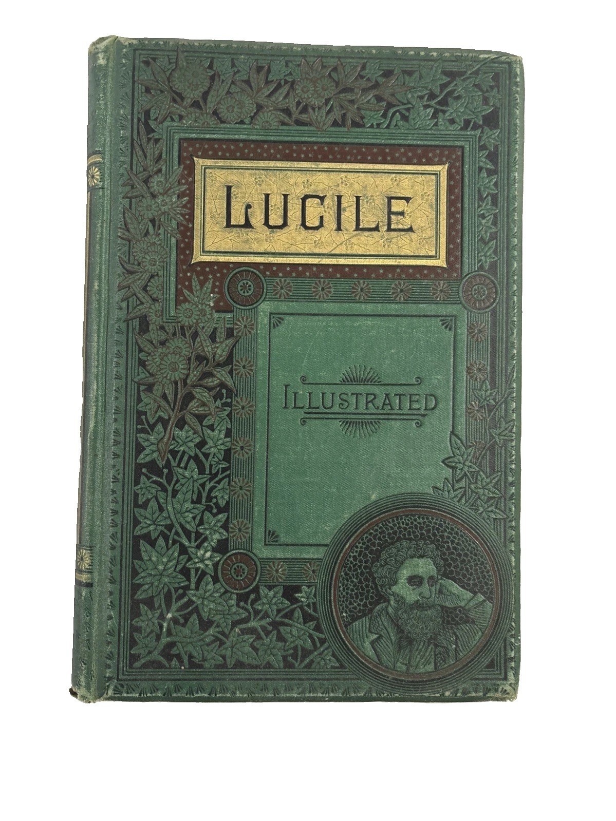 1886 LUCILE Owen Meredith Poetry Book (Robert Bulwer-Lytton) Antique 140 Yr Old