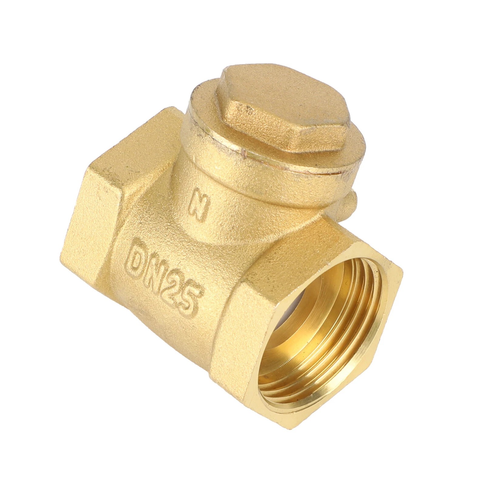 1x Brass Check Valve 1 Inch Unidirectional Valve 100% Brand New NPT Threaded
