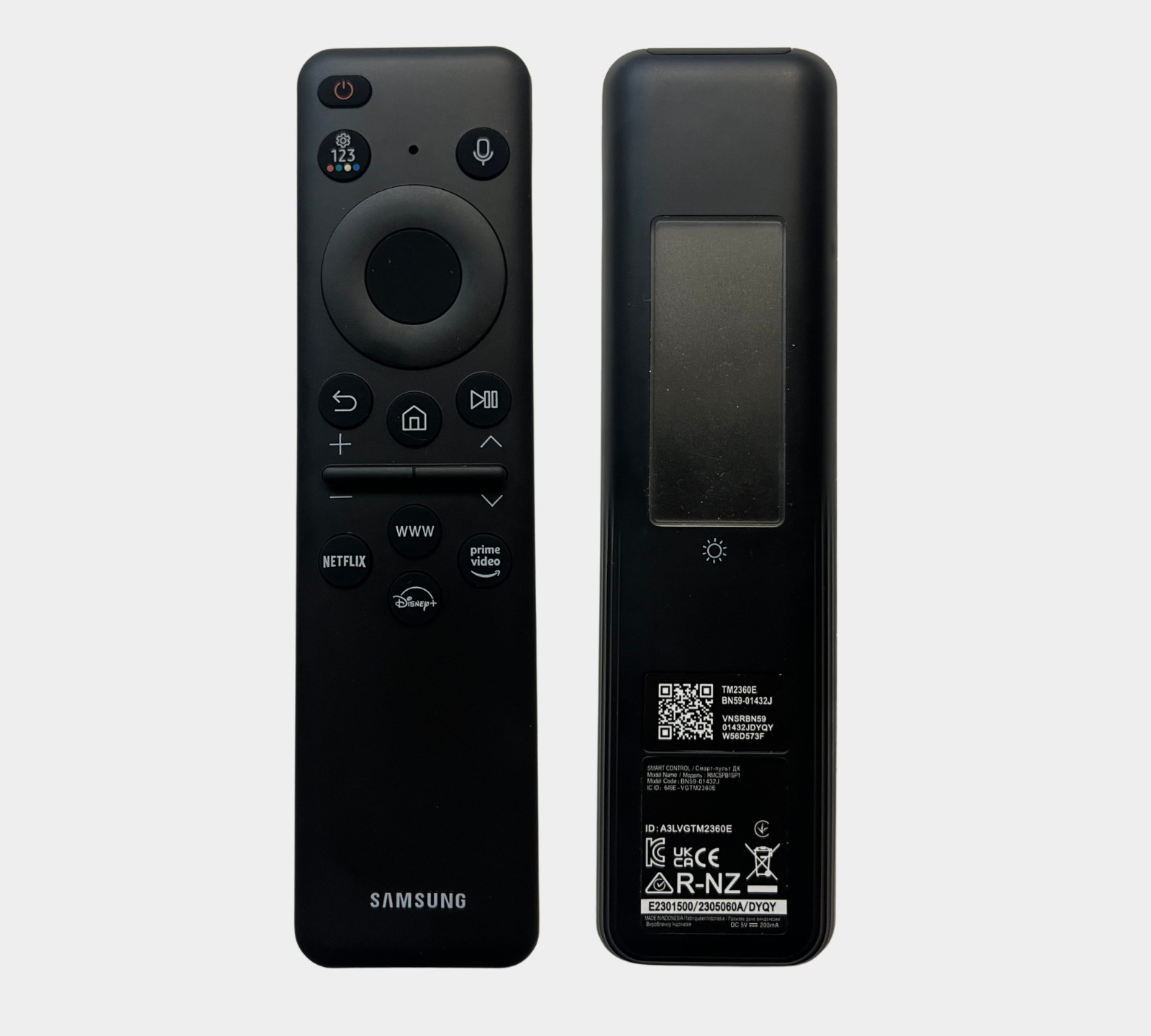 New Samsung Solar Voice Remote TM2360E/TM2365E Smart TV Replacement 2021-2025