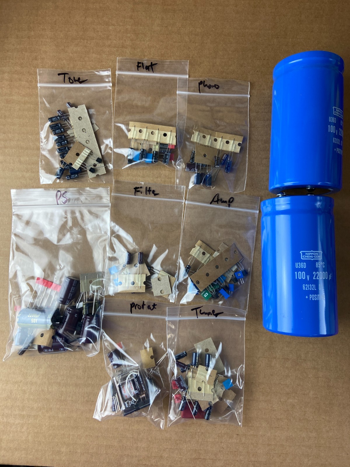 Pioneer SX-1080 Complete Rebuild Kit High-Quality Recap Set Caps Transistors