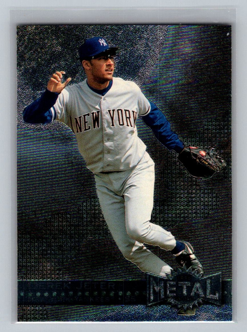 1996 Fleer: # 87 Metal Universe Derek Jeter Yankees 1996 Fleer: # 87 Metal Universe Derek Jeter Yankees