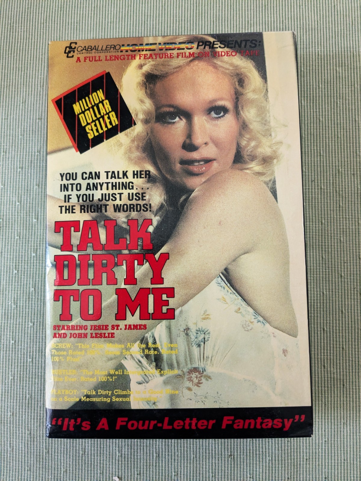 Talk Dirty to Me vintage VHS Big Box 1980 Talk Dirty to Me vintage VHS Big Box 1980