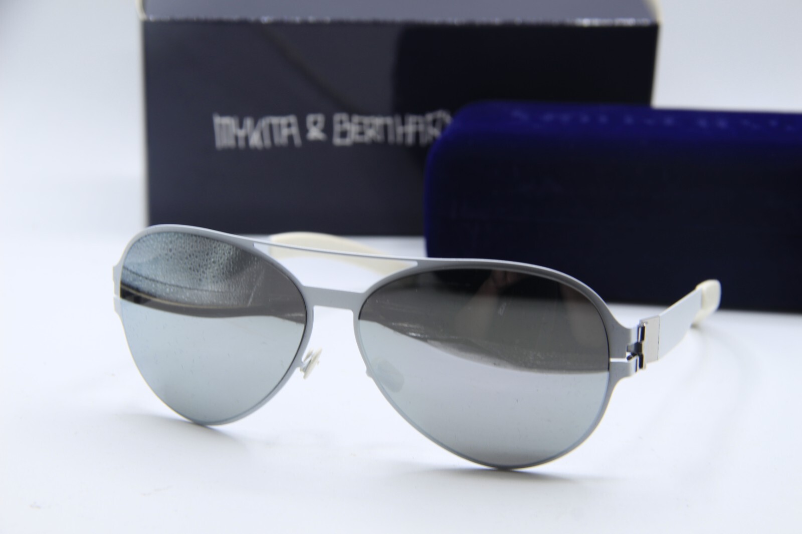 NEW MYKITA & BERNHARD WILLHELM HEINZ FRITZ COLF8 WHT AUTHENTIC SUNGLASSES 58-13