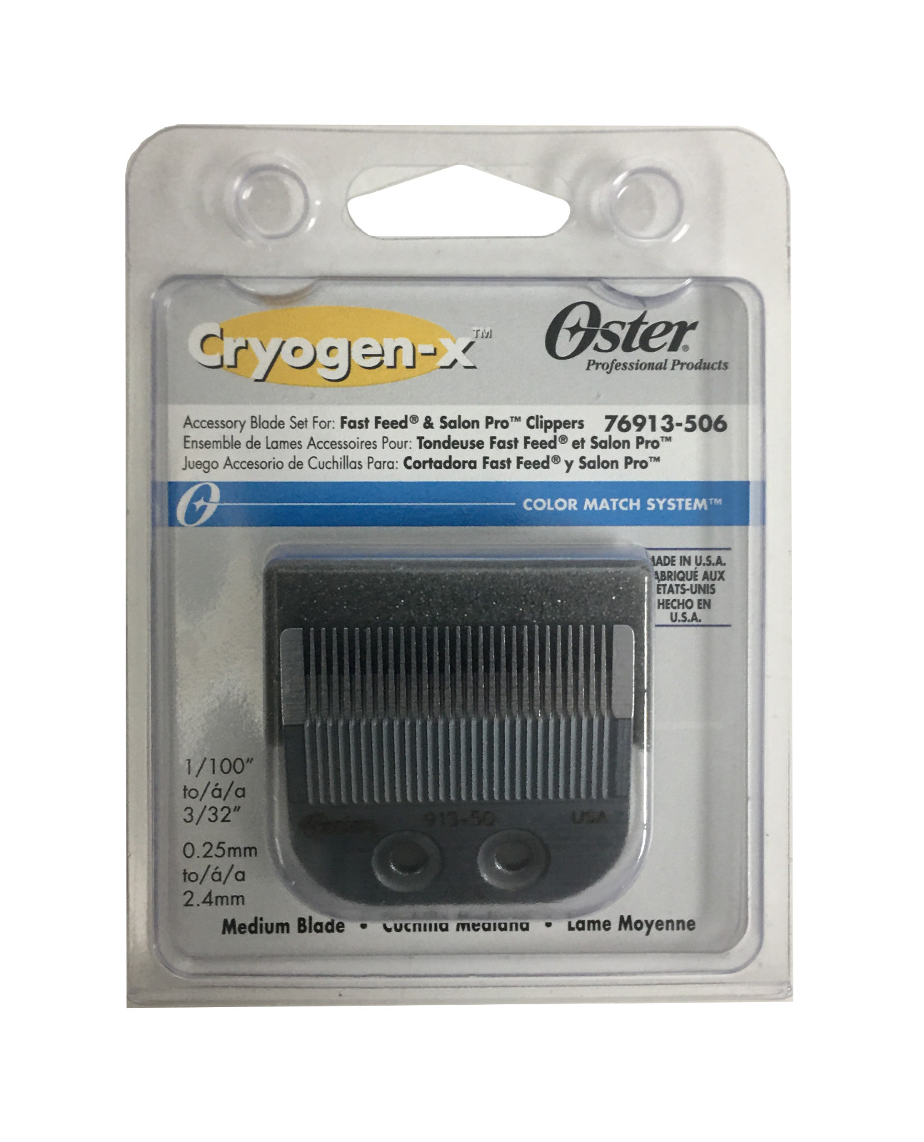 Oster Cryogen-x Fast Feed Medium Replacement Blade | 76913-506
