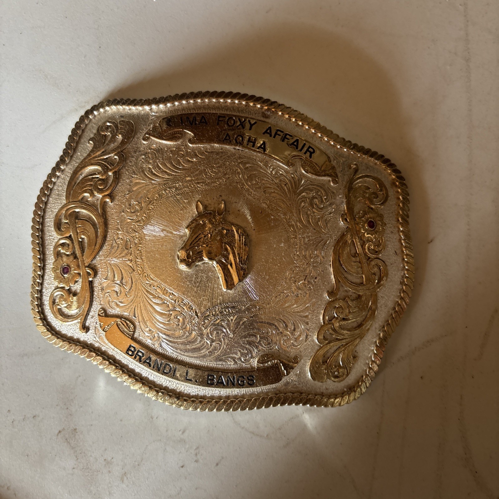 Vintage Montana Silversmiths Horse Head Belt Buckle Nickel Western USA Made Vintage Montana Silversmiths Horse Head Belt Buckle Nickel Western USA Made