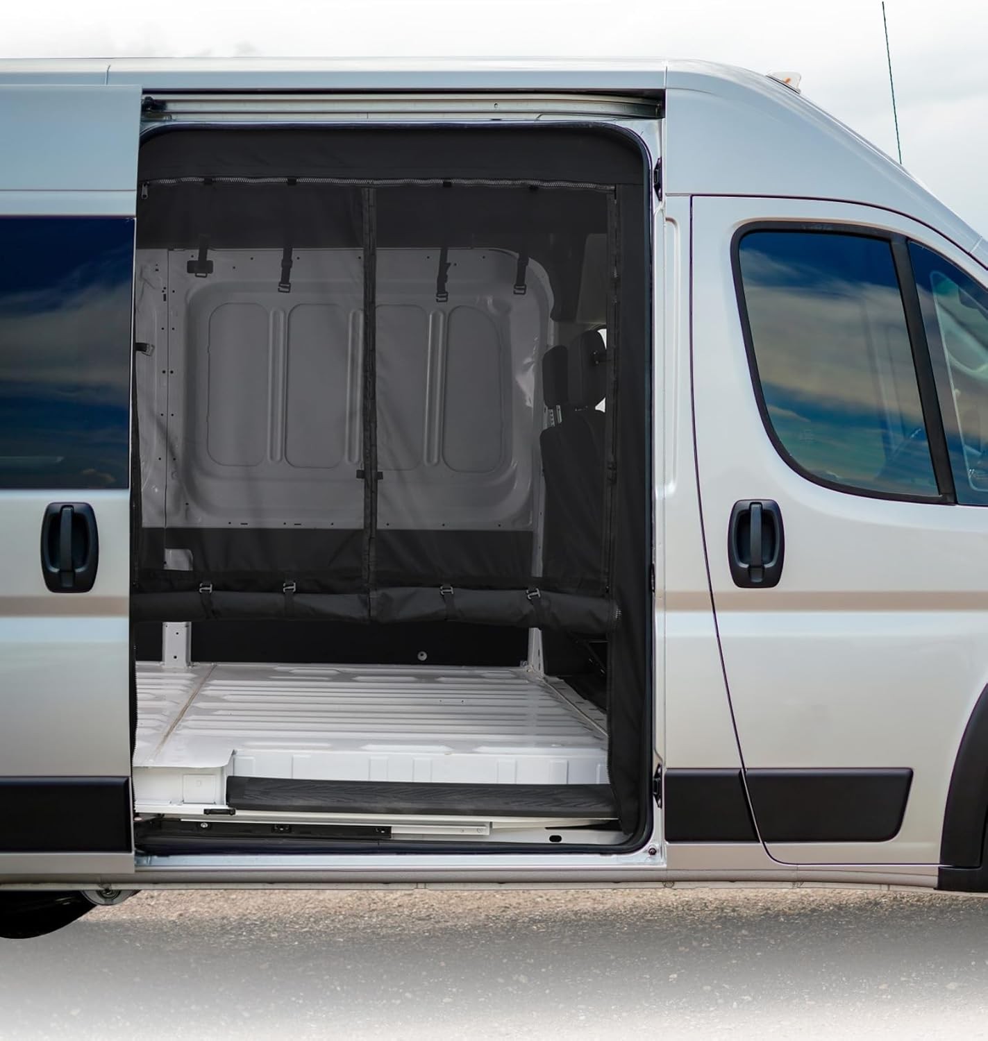 Magnetic Van Bug Screen For Ram Promaster 15-25 High Roof Side Door Mosquito Net