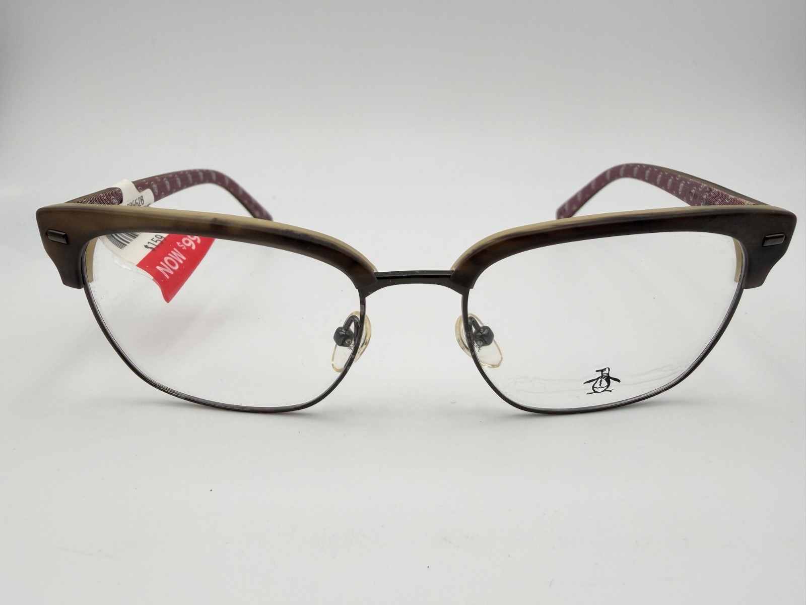 Penguin Eyeglasses The Sly CG 53 18 140 Brown Tortoise New
