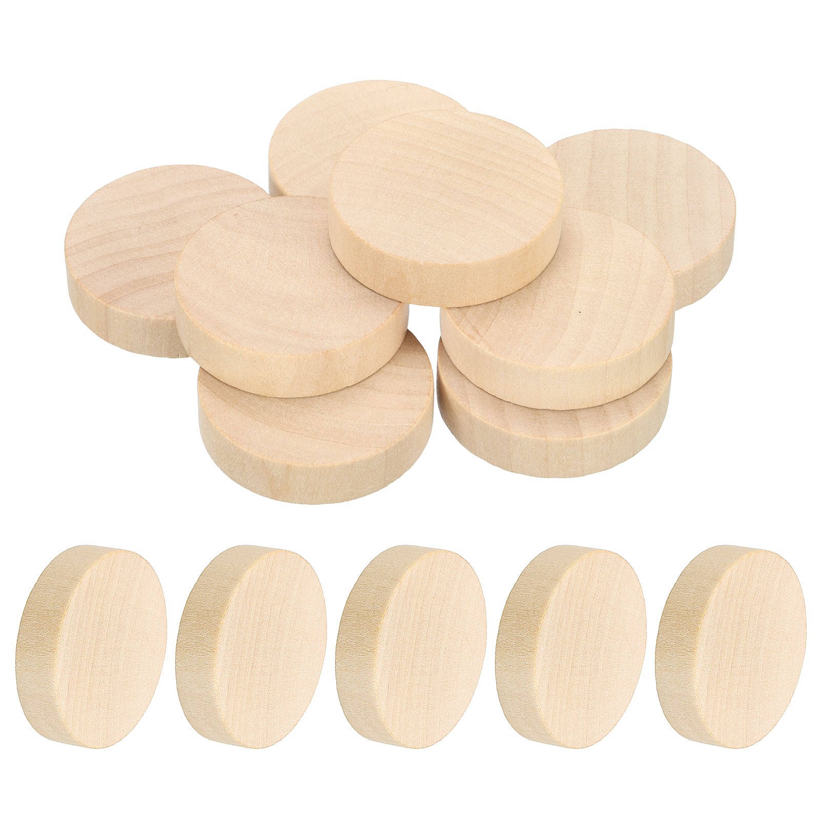 8Pcs, Wood Discs 1-9/16\