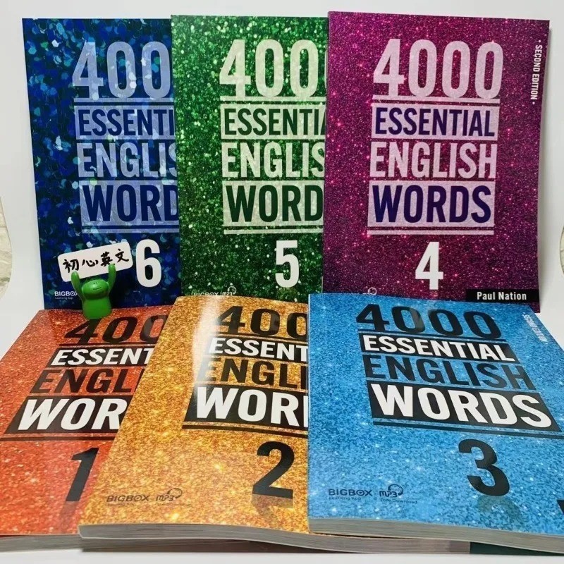 6 Books/Set New 4000 Essential English Words 1 - 6 Core Vocabulary Textbook New