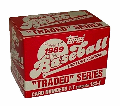 1989 Topps Traded Baseball Factory Set FASC W/KEN GRIFFEY JR & RANDY JOHNSON RC