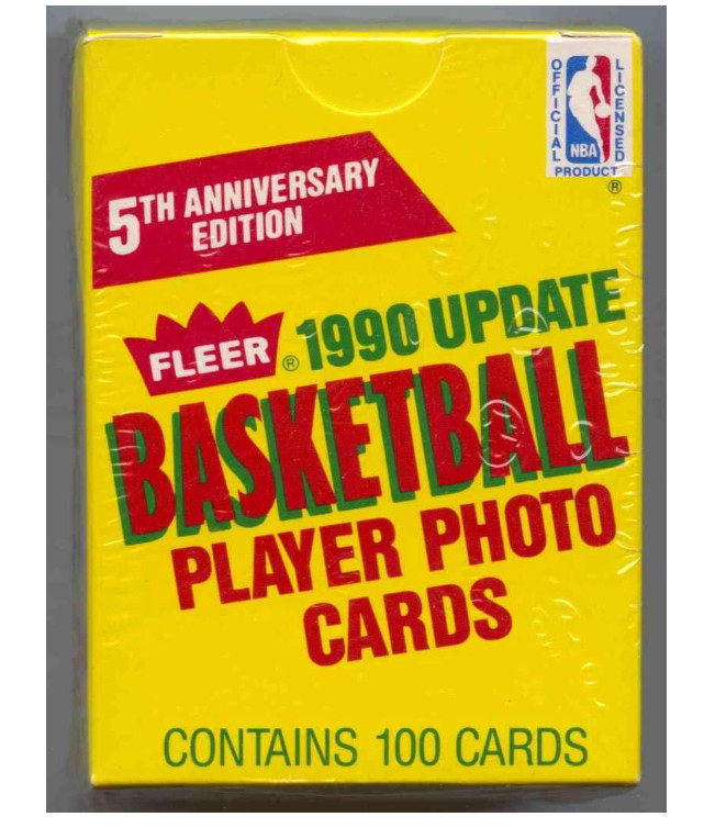 1990/91 Fleer NBA Basketball Original Unopened Vintage Hobby Wax Box