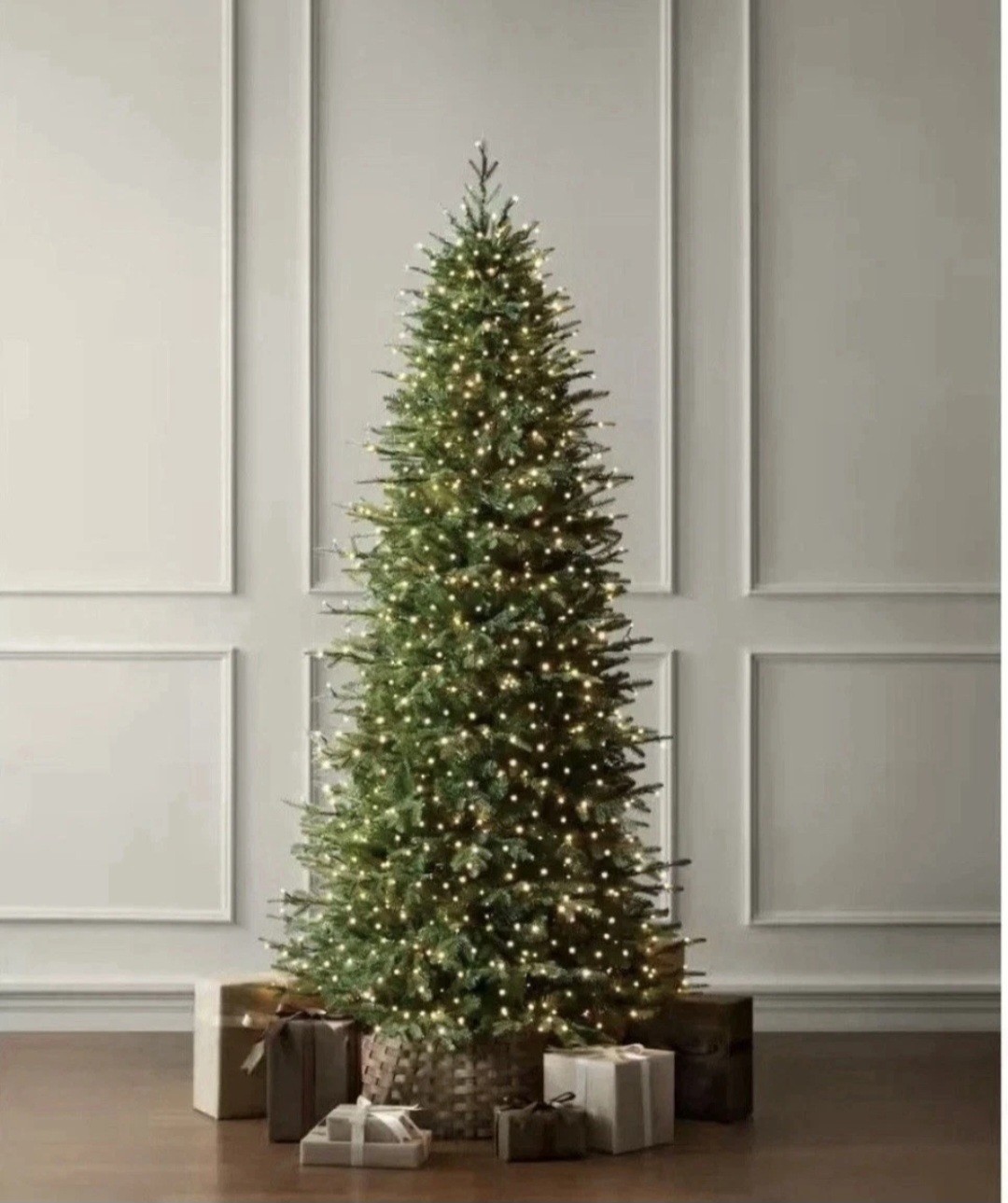 7.5 Ft Pre-Lit SMART SLIM Grand Duchess Twinkling Balsam Fir LED Tree T26