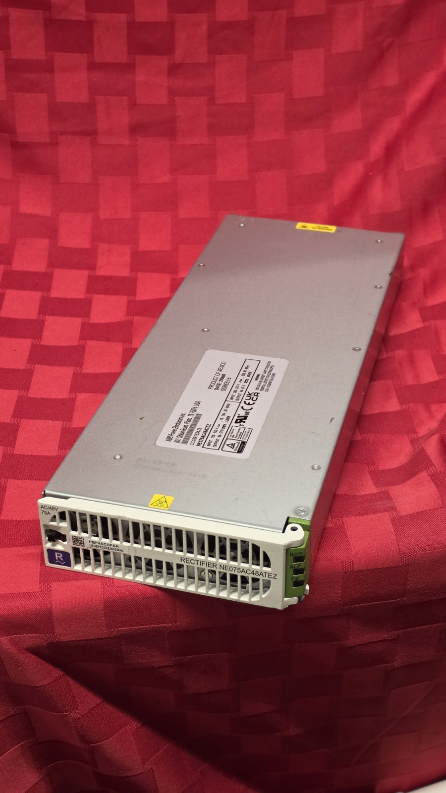 ABB NE075AC48ATEZ 48V 75A 4087W Telecom Rectifier Power Supply Module