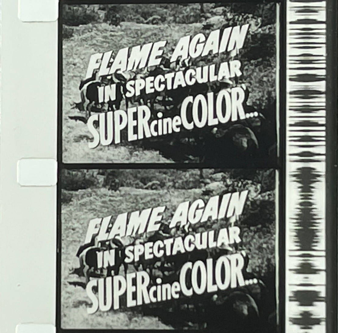 16mm SUPER CINECOLOR 1952 INDIAN UPRISING George Montgomery Trailer Movie Film