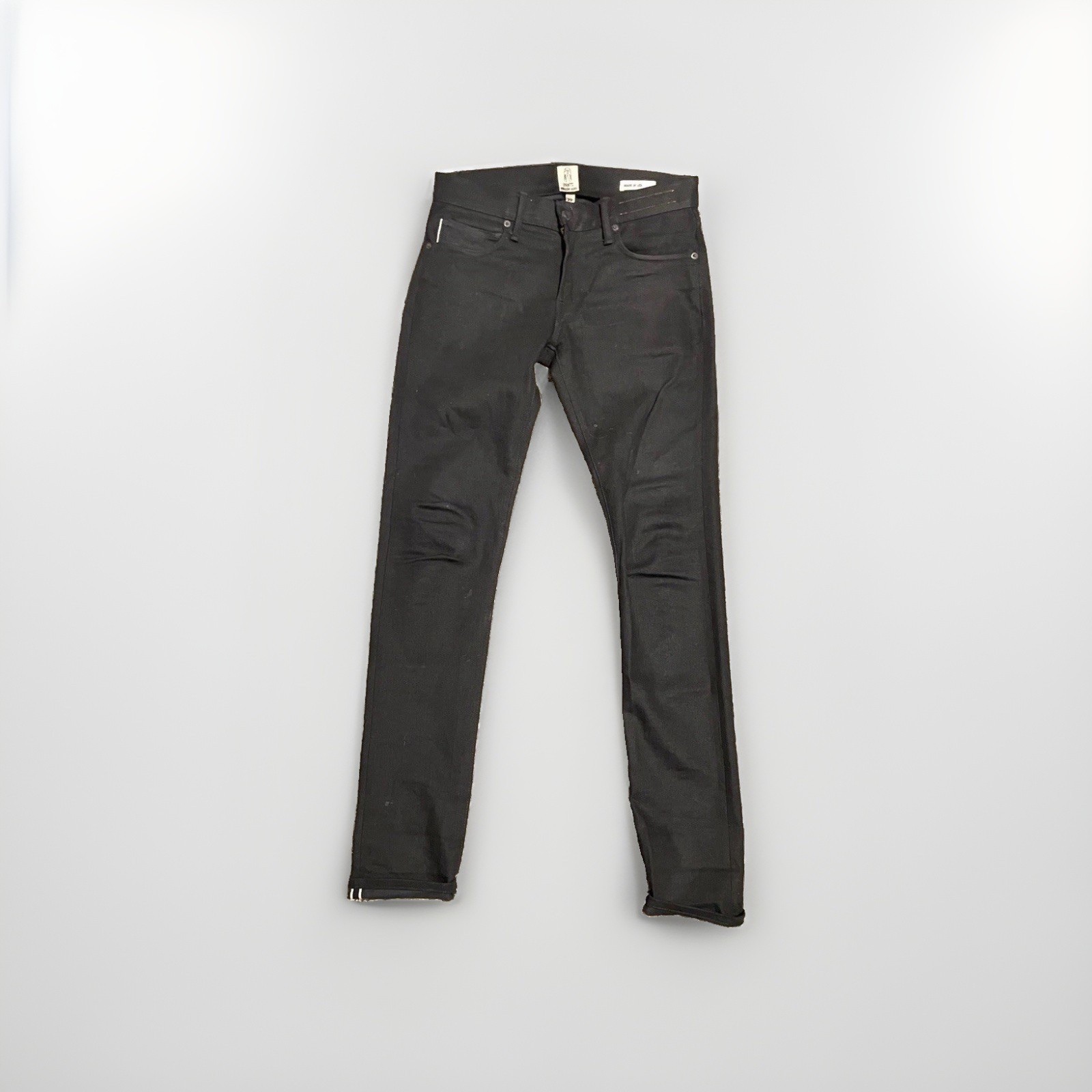 Hiroshi KATO The Needle Skinny Jeans Black Raw Men\'s Size 29