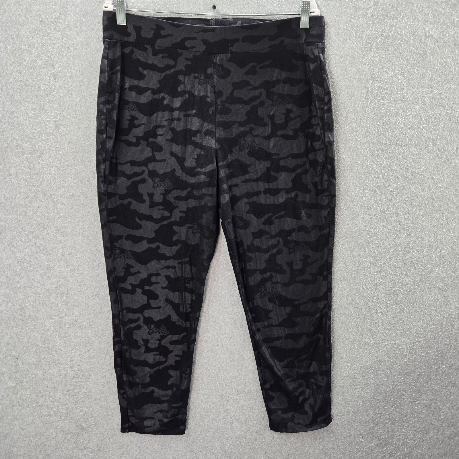 Torrid x Barbie Women Activewear Pants 2 Gray Camo Legging Yoga