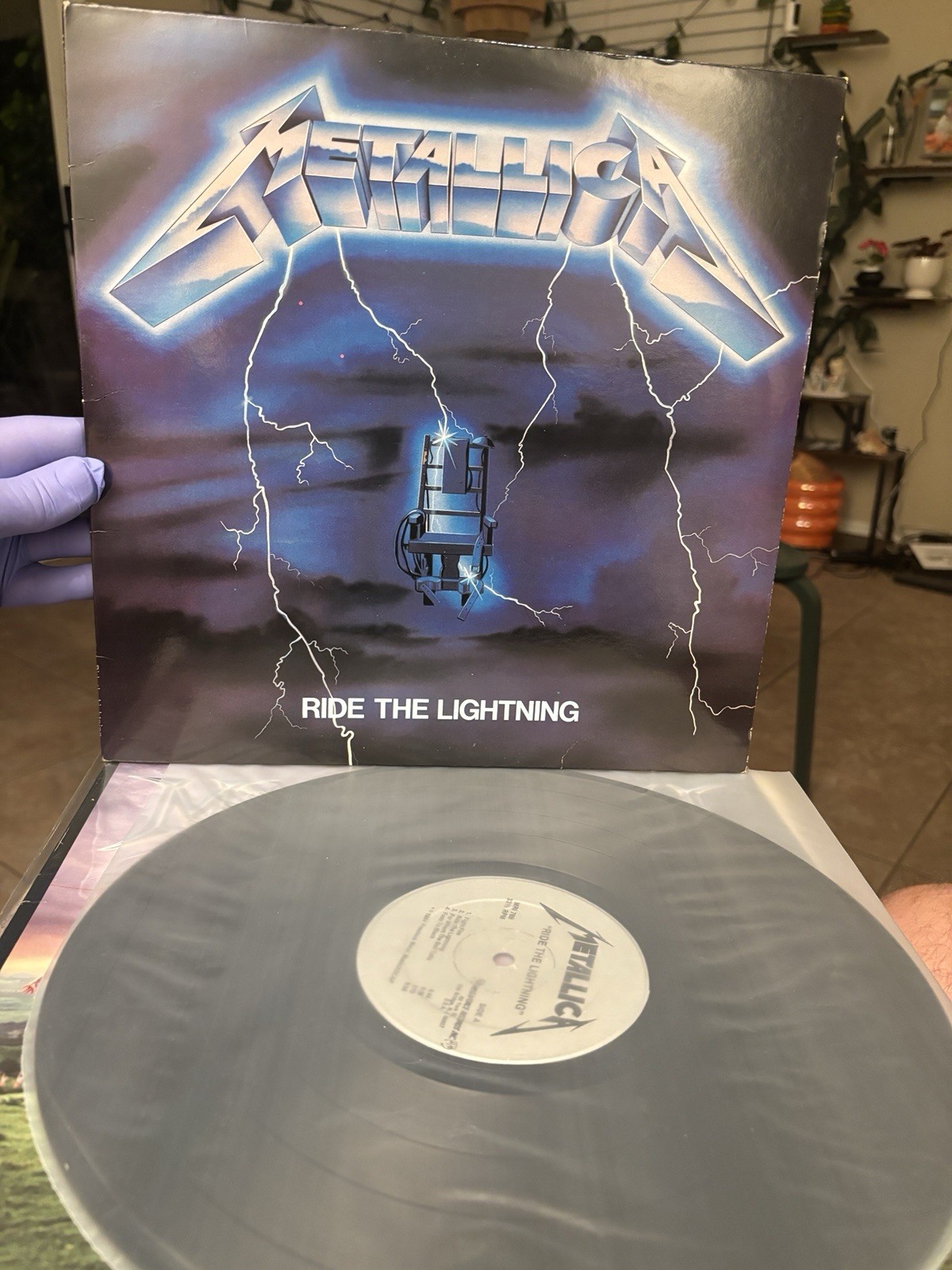 1st Press Megaforce Metallica Ride the Lightning Vinyl RARE 1st Press Megaforce Metallica Ride the Lightning Vinyl RARE