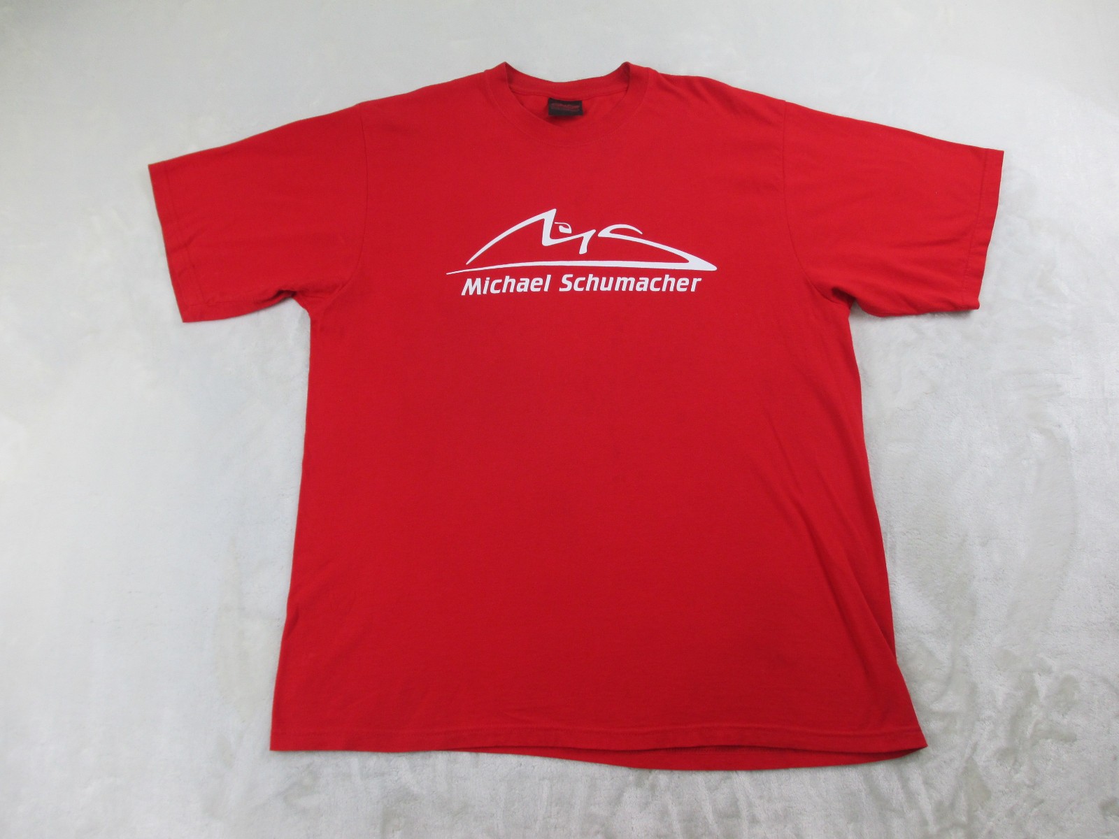 Michael Schumacher Shirt Mens Extra Large Red Logo Racing Formula 1* Michael Schumacher Shirt Mens Extra Large Red Logo Racing Formula 1*