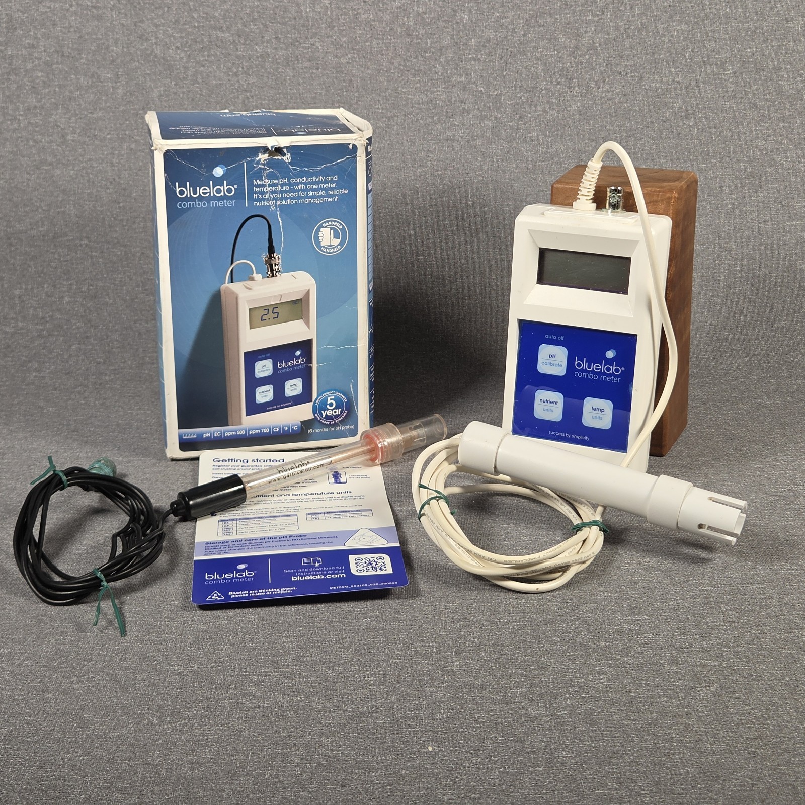 Bluelab BLU2300E Combo Meter Used Open Box - Tested Works Needs Calibration