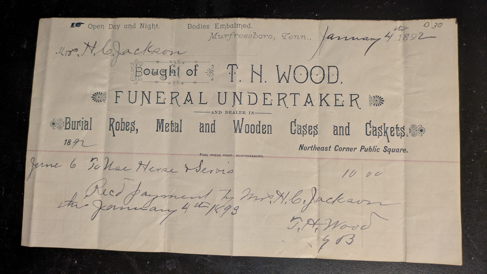 Antique Undertaker Arizona Museum Handwritten Documents Tucson Bisbee Rare Antique Undertaker Arizona Museum Handwritten Documents Tucson Bisbee Rare