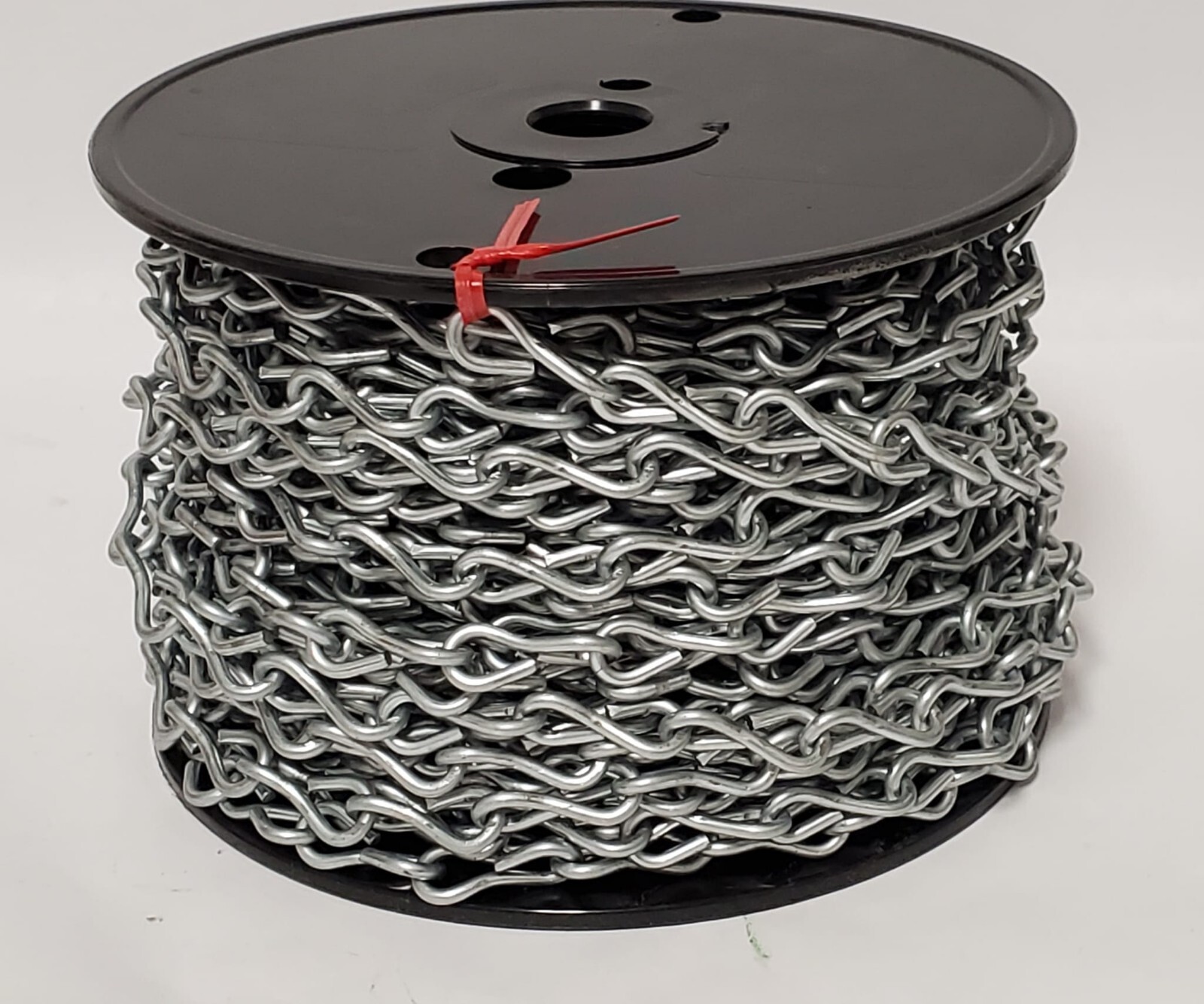 100 FOOT / 8-LB SPOOL, 298S 29LB WORKLOAD LIMIT PRE- GALVANIZED STEEL JACK CHAIN