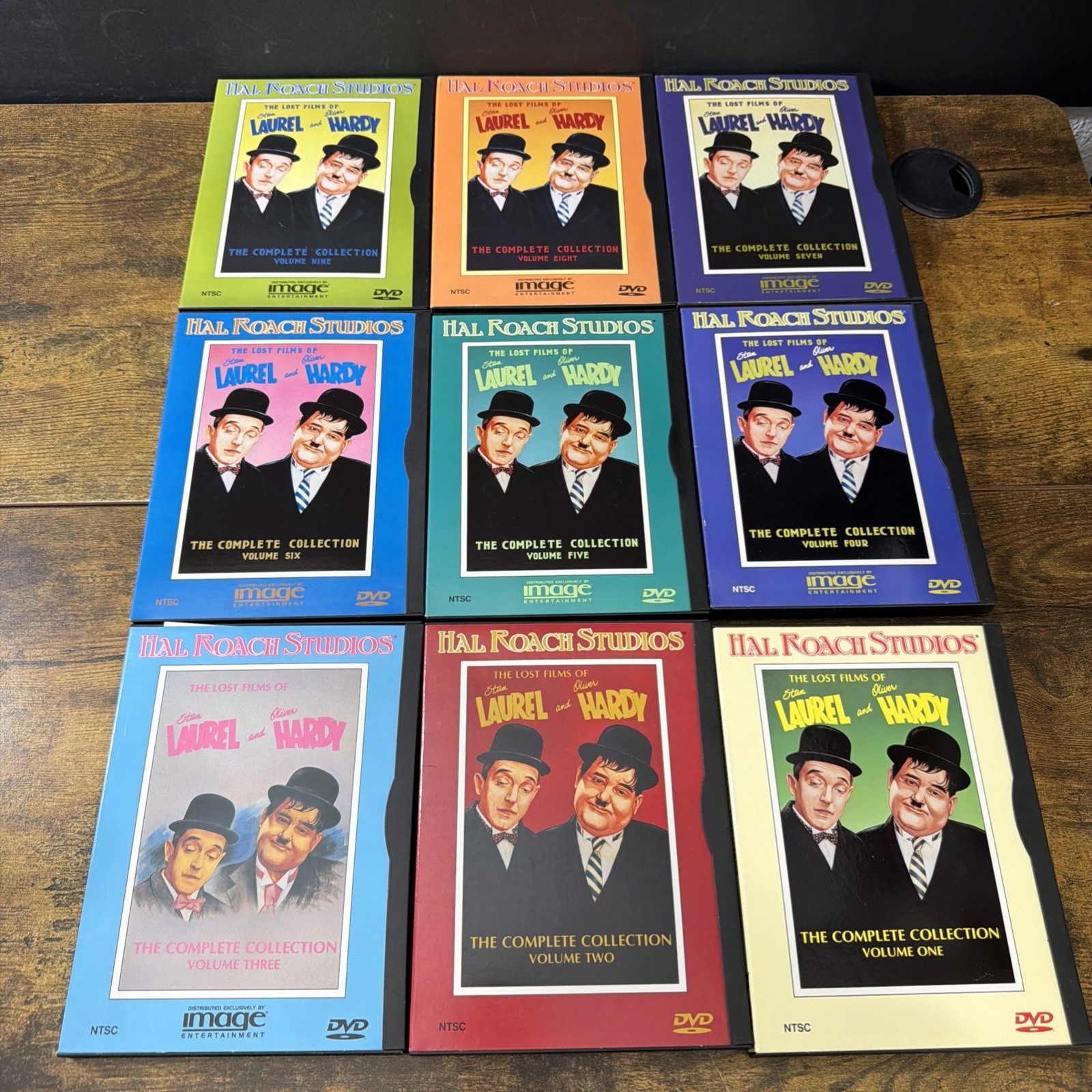 The Lost Films of Laurel and Hardy Vol 1-9 Complete 9 DVD Silent Film Collection The Lost Films of Laurel and Hardy Vol 1-9 Complete 9 DVD Silent Film Collection