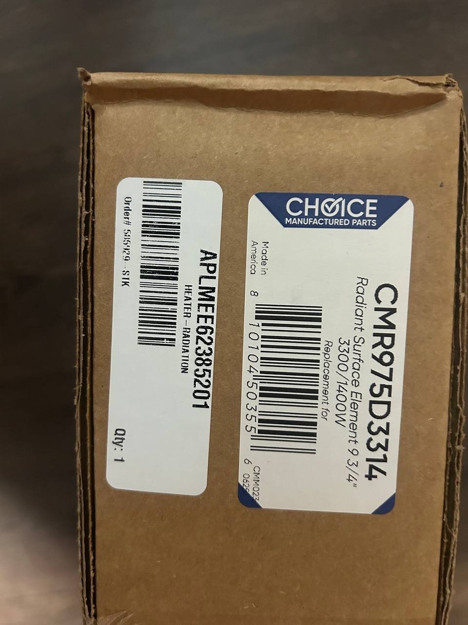 NEW Whirlpool Range Dual Radiant Surface Element W11517959 CMR975D3314 Choice NEW Whirlpool Range Dual Radiant Surface Element W11517959 CMR975D3314 Choice