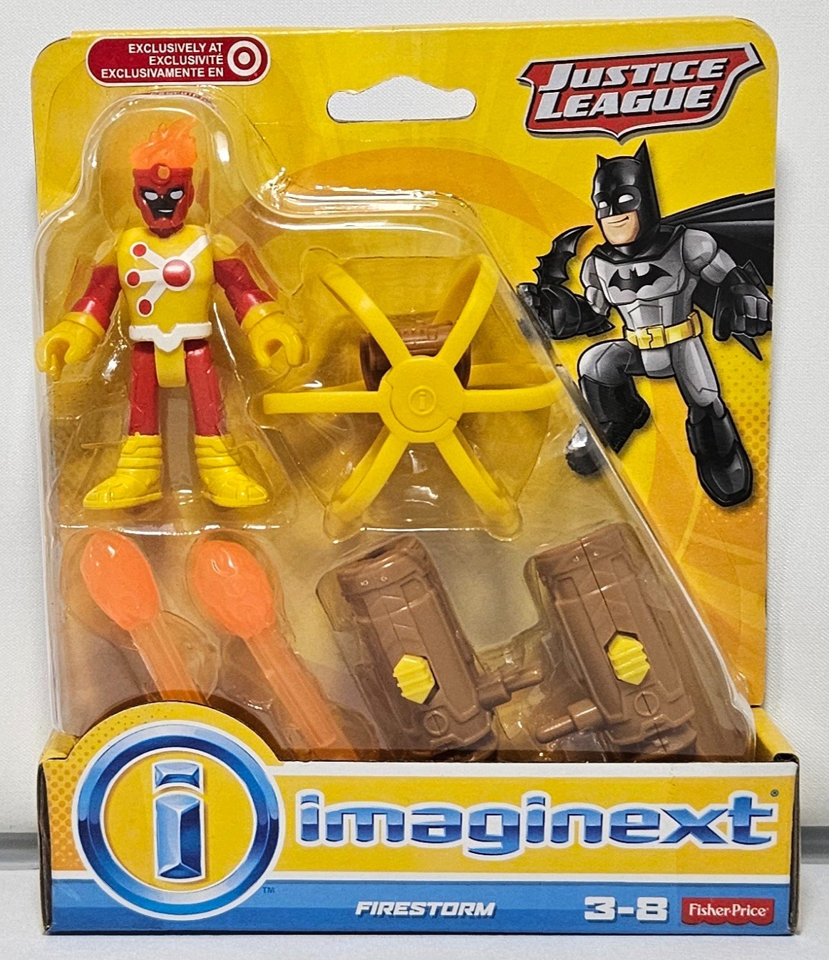 Imaginext DC Justice League Jax Jackson FIRESTORM Rare Target Exclusive
