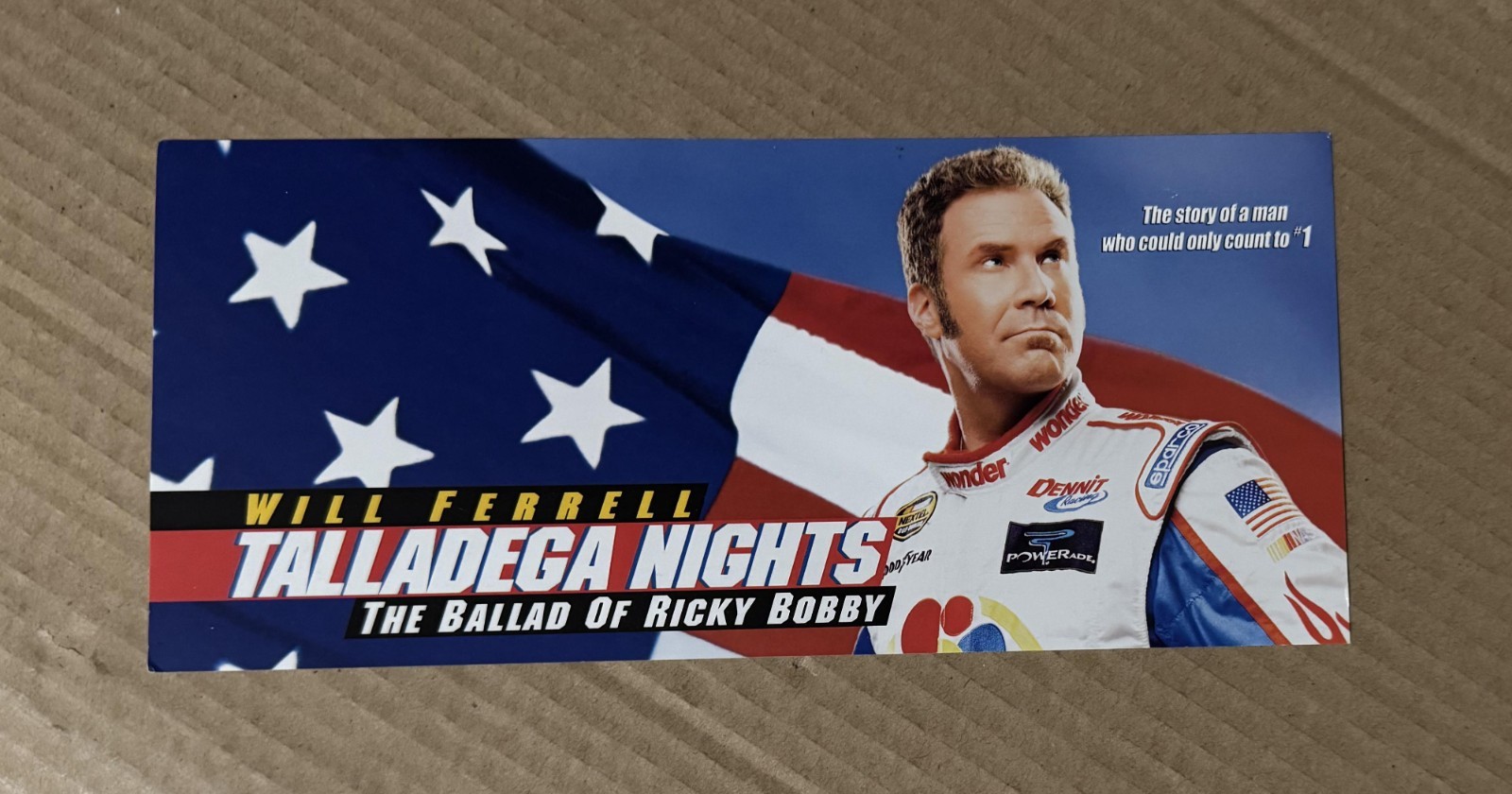 ***RARE*** 2006 Talladega Nights PROMO Movie Ticket Ricky Bobby Wonder Bread ***RARE*** 2006 Talladega Nights PROMO Movie Ticket Ricky Bobby Wonder Bread