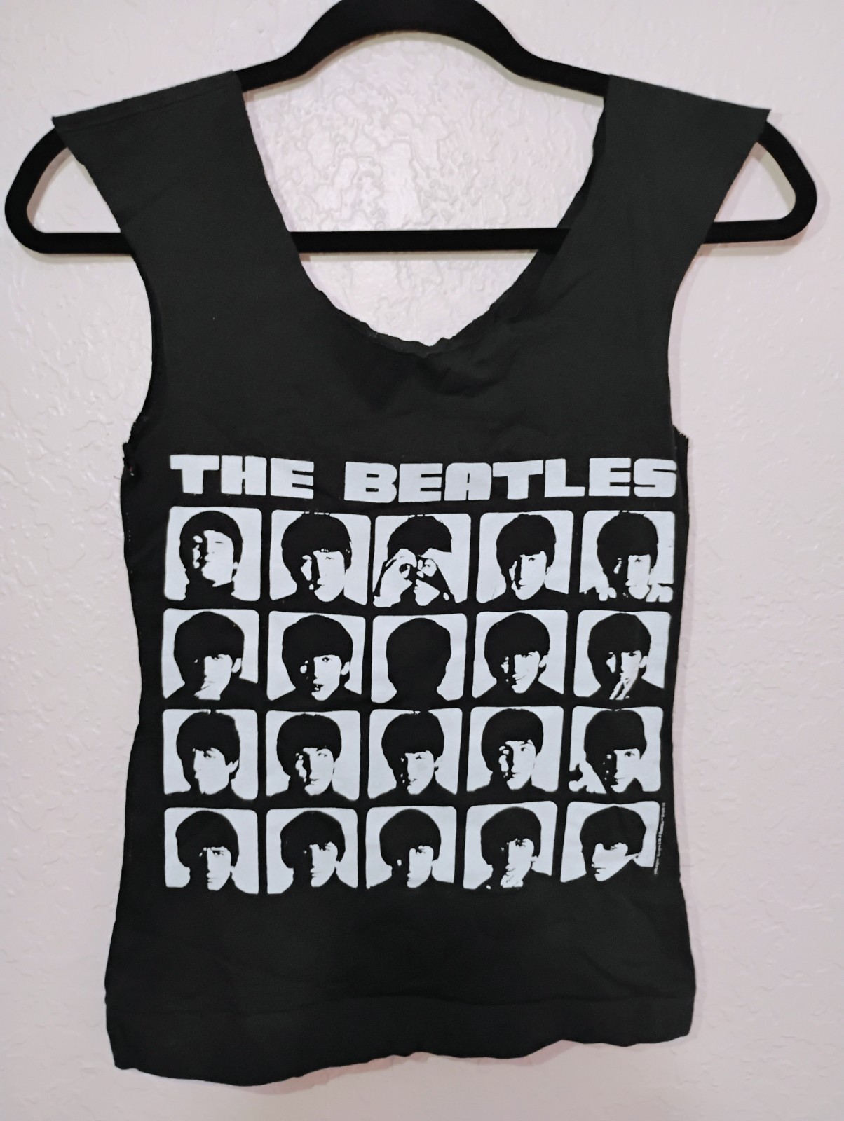 RARE VINTAGE DIY BEATLES TANK TOP SHIRT NEVER WORN