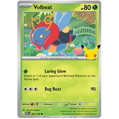 Volbeat 003/128 30th Celebration Holo Volbeat 003/128 30th Celebration Holo
