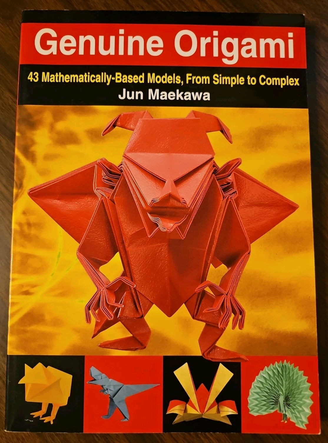 Genuine Origami: 43 Mathematically-Based Models Jun Maekawa Paperback - NEW Genuine Origami: 43 Mathematically-Based Models Jun Maekawa Paperback - NEW