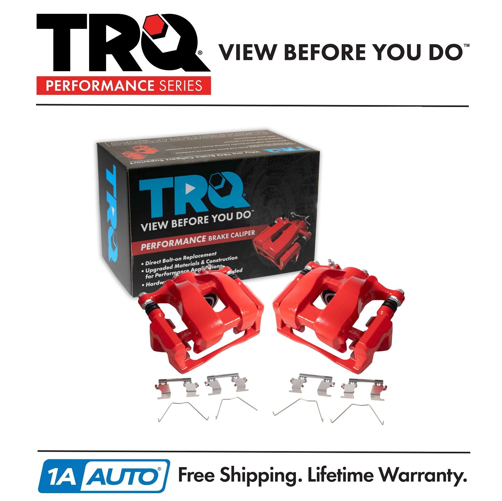 TRQ Performance Front Performance Brake Caliper Set Fits Acura Honda