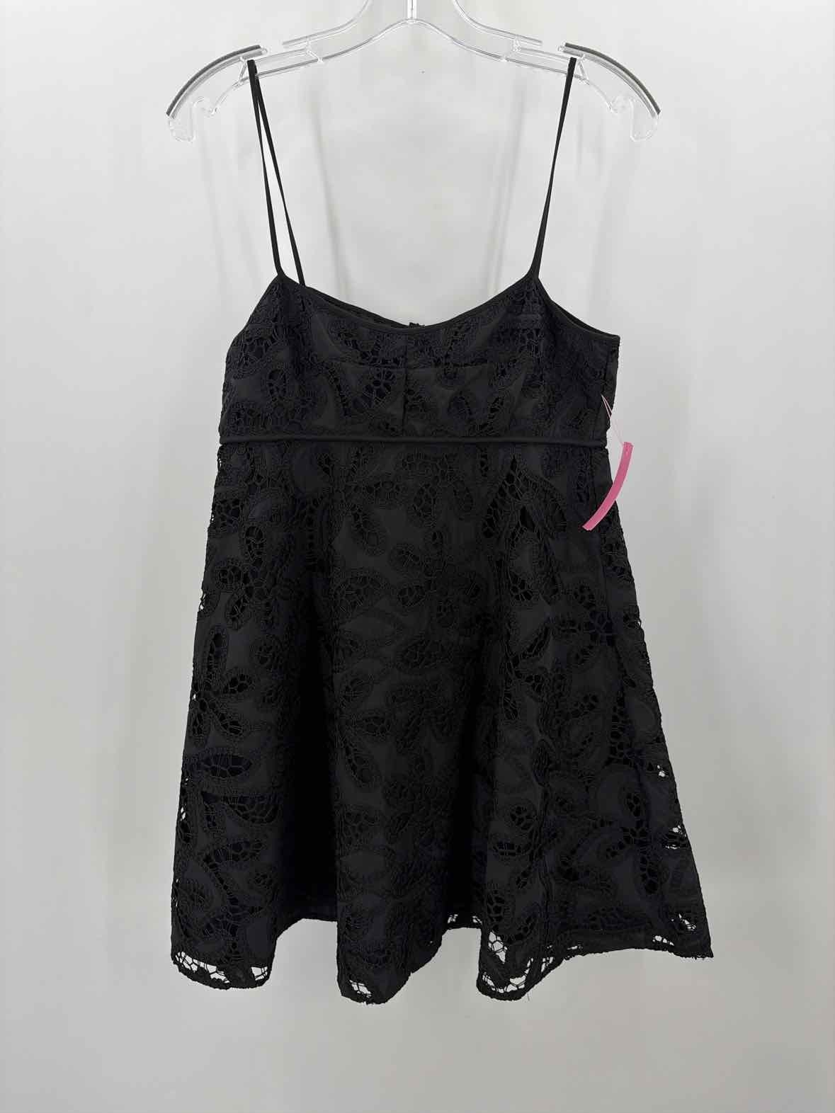 Pre-Owned Alexis Black Size Medium Knee Length Sleeveless Dress