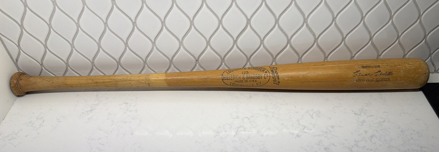 Vintage Louisville Slugger 125 Powerized Genuine Wood Baseball Bat-Cesar Cedeno