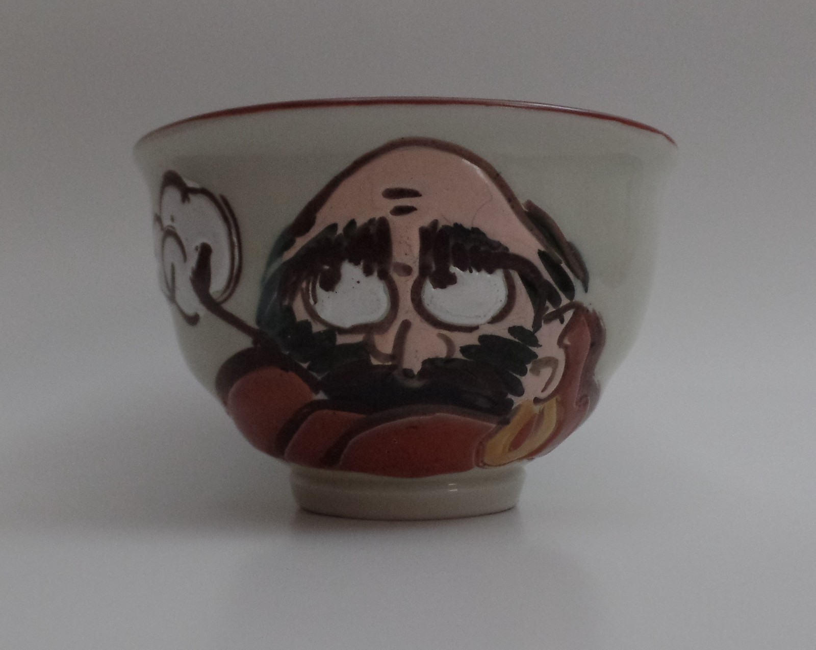 Vintage Daruma Japanese Ceramic Bowl Vintage Daruma Japanese Ceramic Bowl