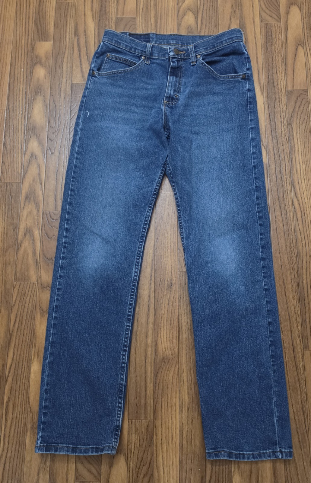 Mens Wrangler Jeans Med Wash Straight Leg 30x32