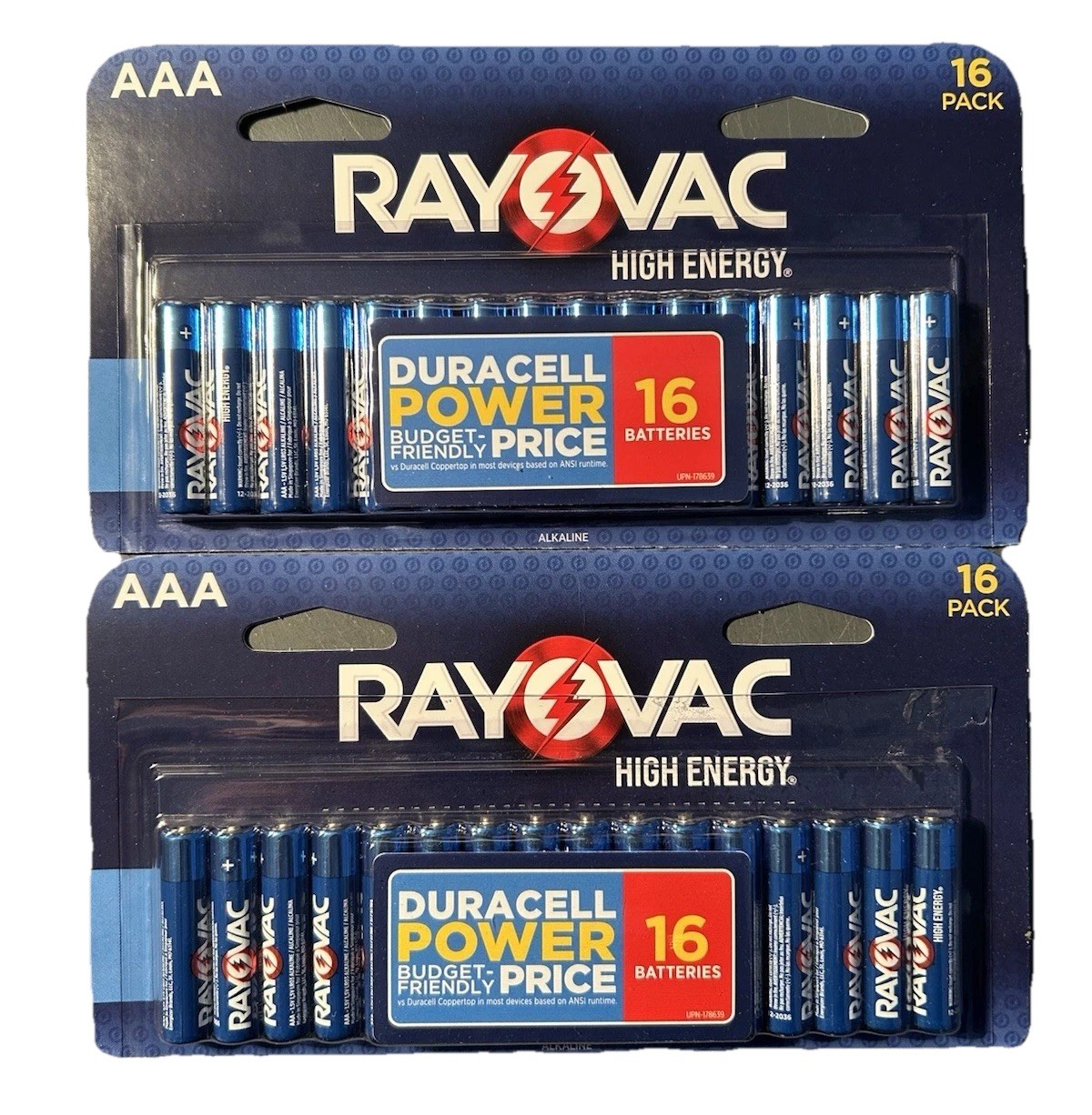 Rayovac High Energy AAA Batteries 32 Count Exp 12/2036 Brand New Rayovac High Energy AAA Batteries 32 Count Exp 12/2036 Brand New