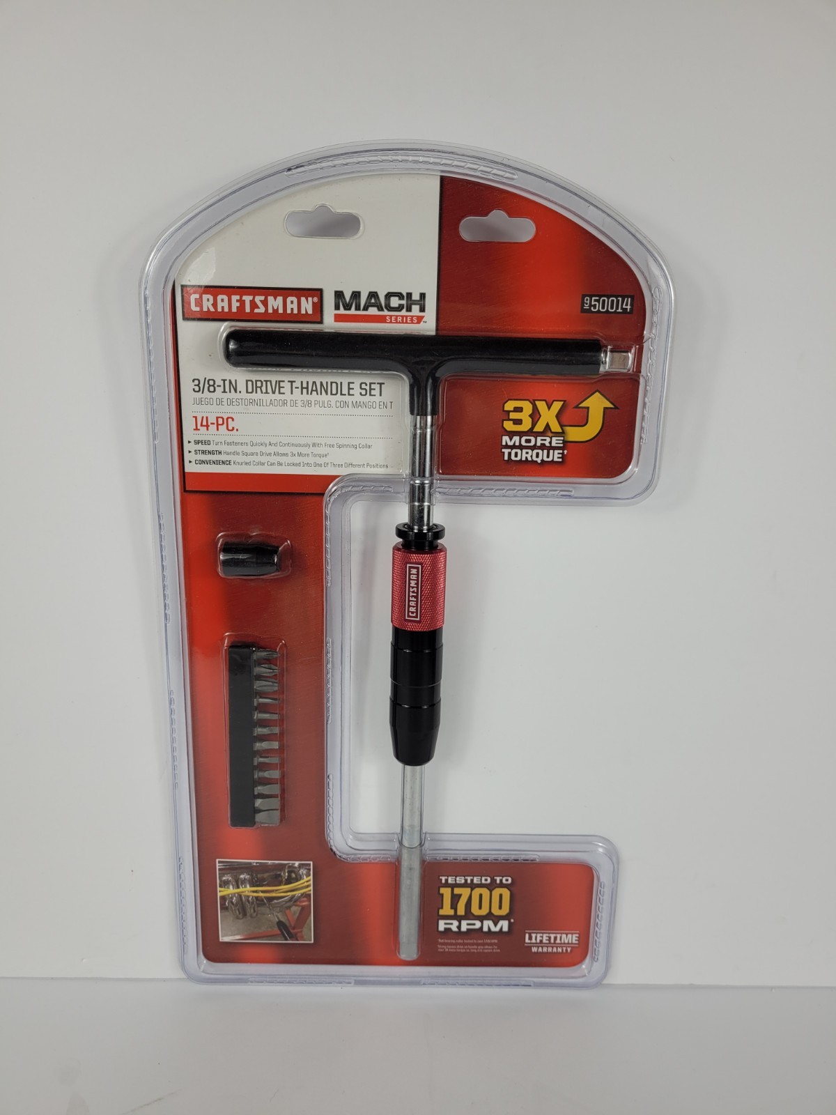Craftsman Mach Series 3/8 In Drive T-Handle 14pc Set Brand New Ships Free Craftsman Mach Series 3/8 In Drive T-Handle 14pc Set Brand New Ships Free
