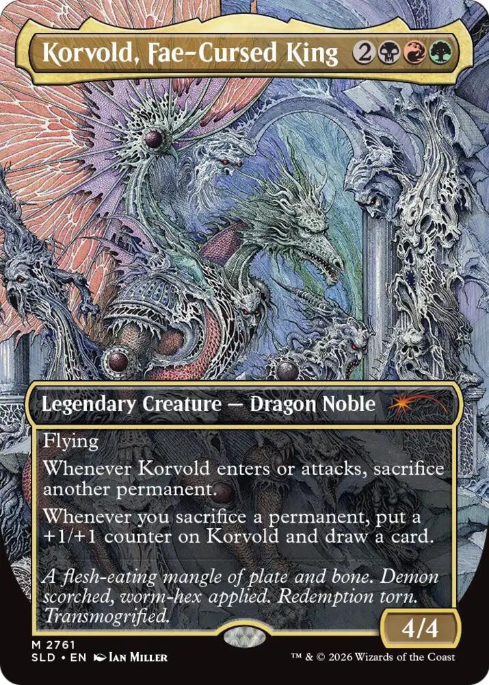 Korvold, Fae-Cursed King (2761) - Secret Lair Drop Series (SLD) Non-Foil