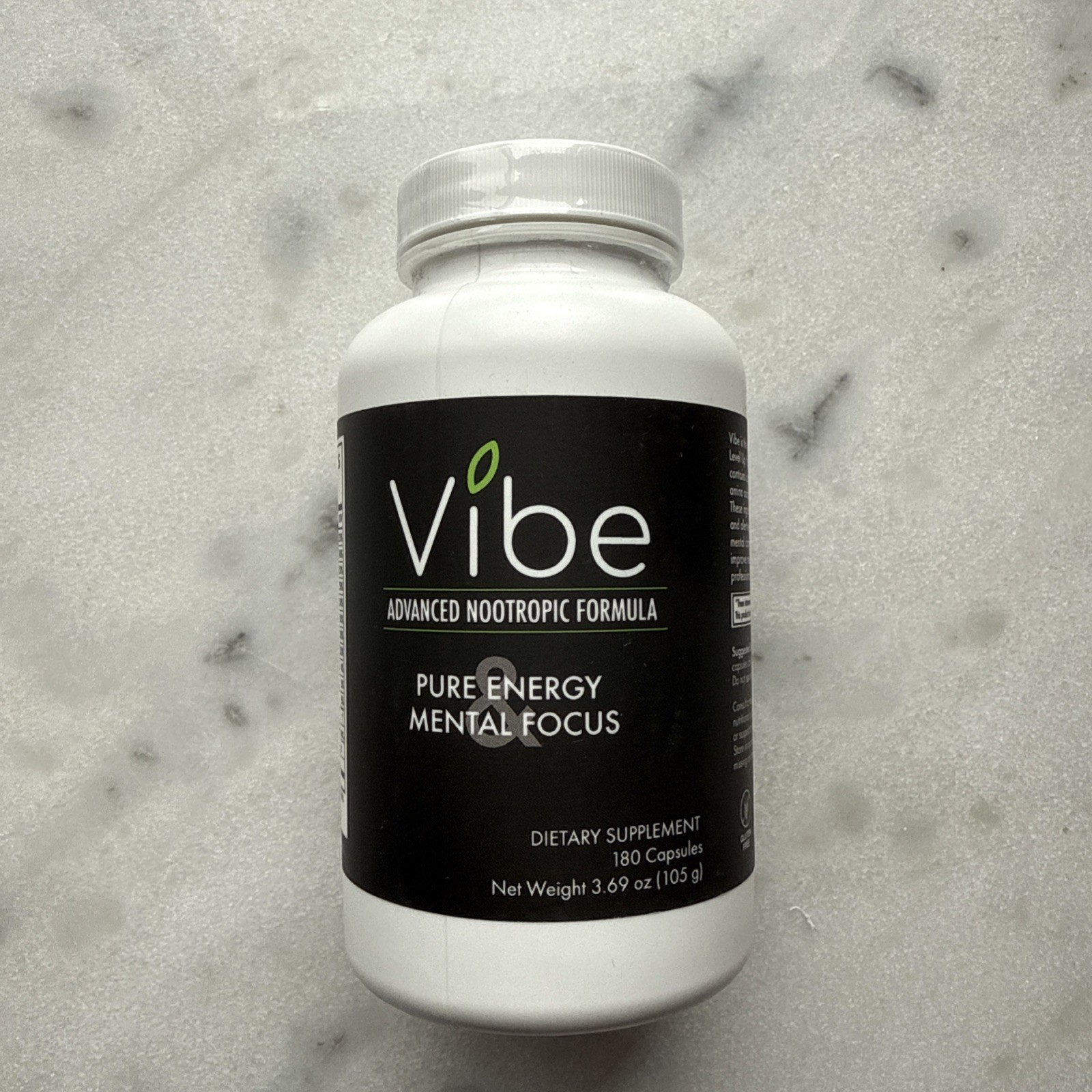 Vibe PURE ENERGY MENTAL FOCUS. 180 capsules. BB: 05/2025. NEW AND SEALED Vibe PURE ENERGY MENTAL FOCUS. 180 capsules. BB: 05/2025. NEW AND SEALED