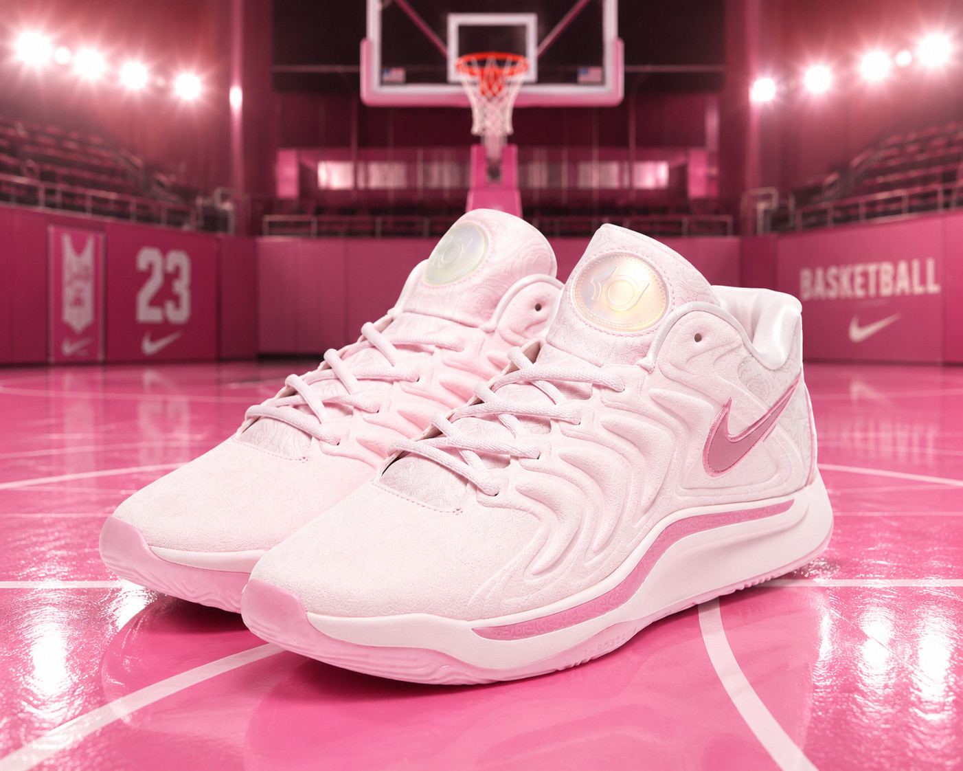 KD 17 NRG Aunt Pearl Pink Foam FZ1518-600 Women\'s Size US 5.5-11 NEW KD 17 NRG Aunt Pearl Pink Foam FZ1518-600 Women\'s Size US 5.5-11 NEW
